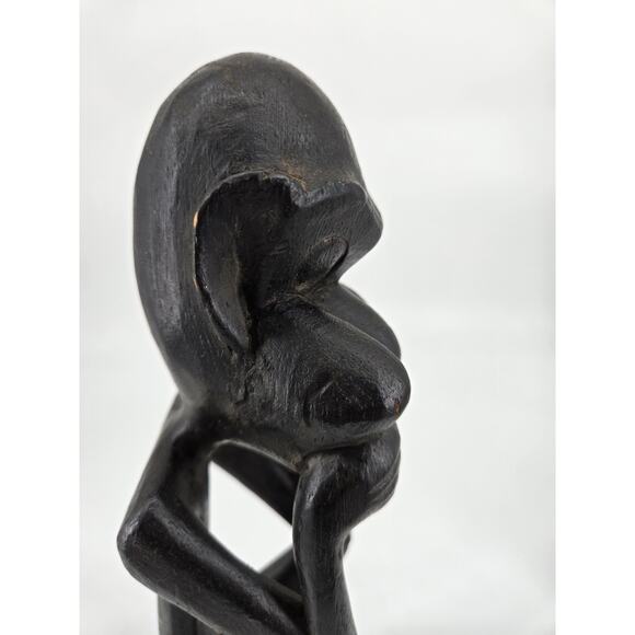 Vintage Senufo Carved African Folk Art Wooden Abstract Statue Figure - Picture 13 of 16
